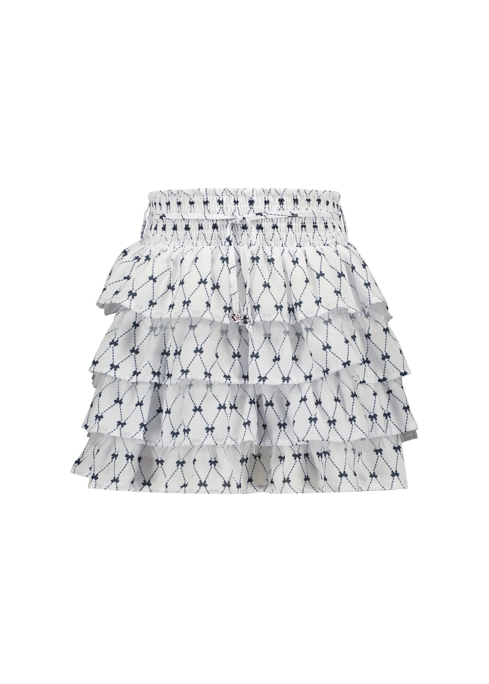 Le Chic TOLLY signature bows skirt White