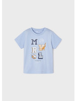Mayoral 705 Mini Boy             S/s t-shirt                   Wave blue