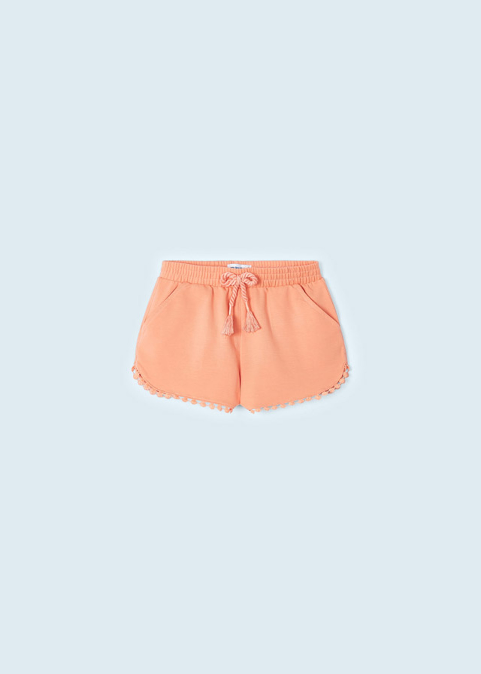 Mayoral 750 Mini Girl            Chenille shorts               Peach