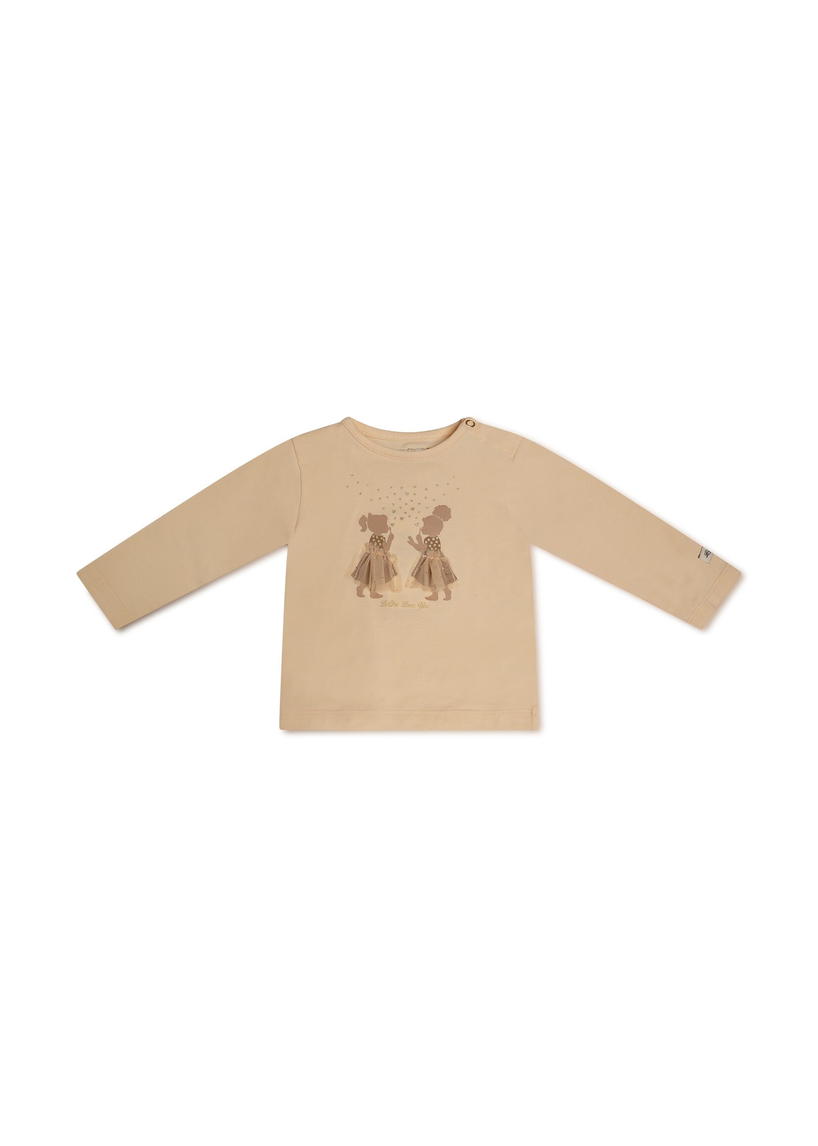Le Chic NORY bubbles baby T-shirt Pearled Ivory