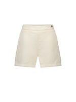 Le Chic Girls Kids C402-5660 DUTTI summer tweed shorts Off White