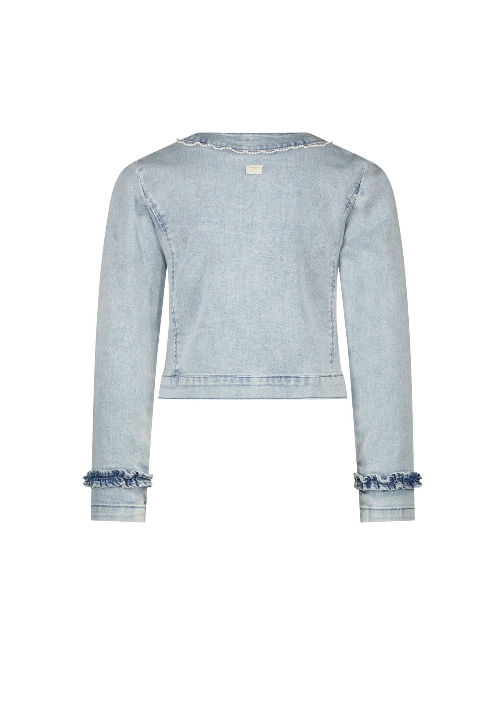 Le Chic Girls Kids C402-5184 ARLENE denim bomber Classic Light Denim