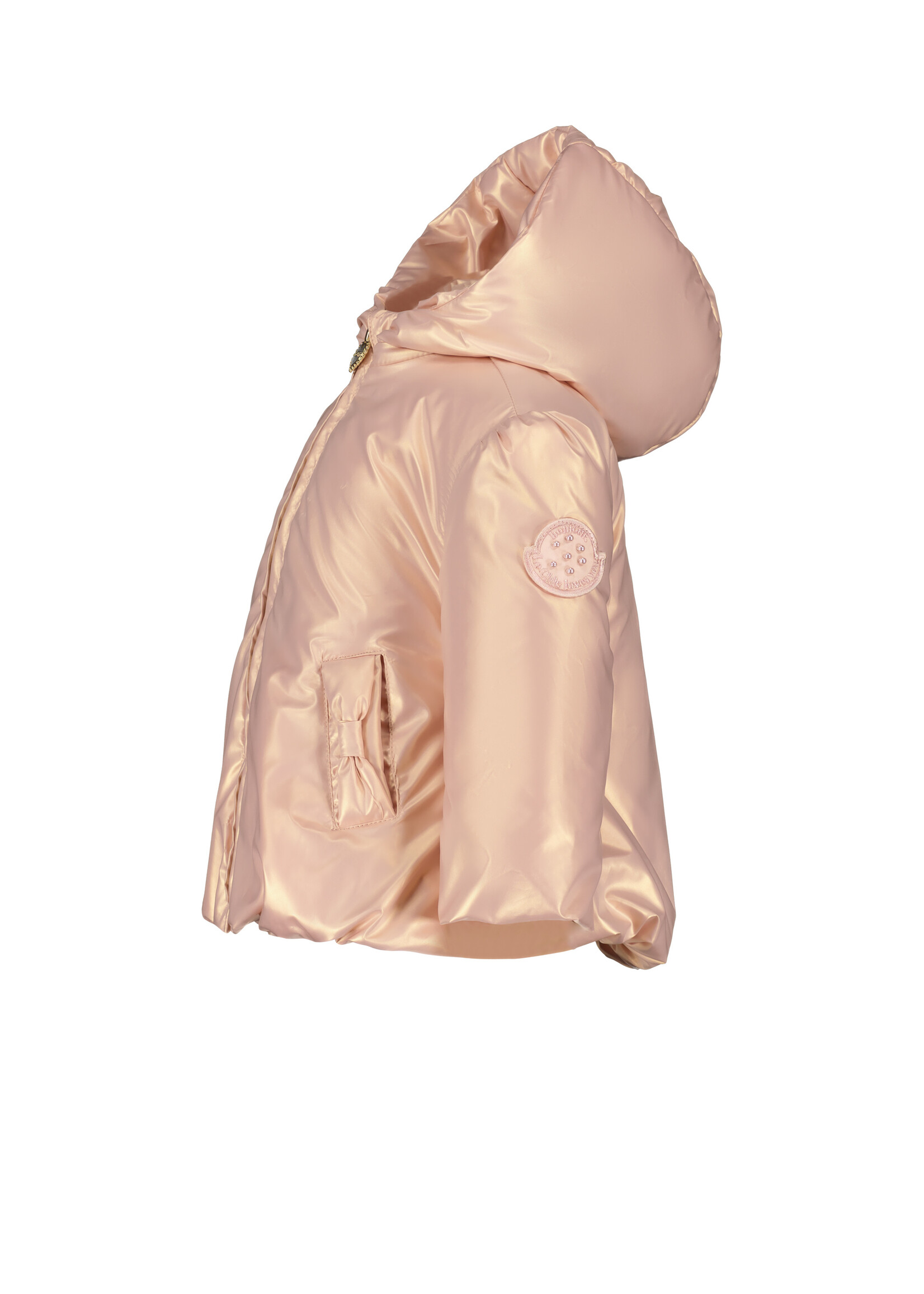 Le Chic Girls Baby C312-7200 BABSHY metal-look summer coat Baroque Pink