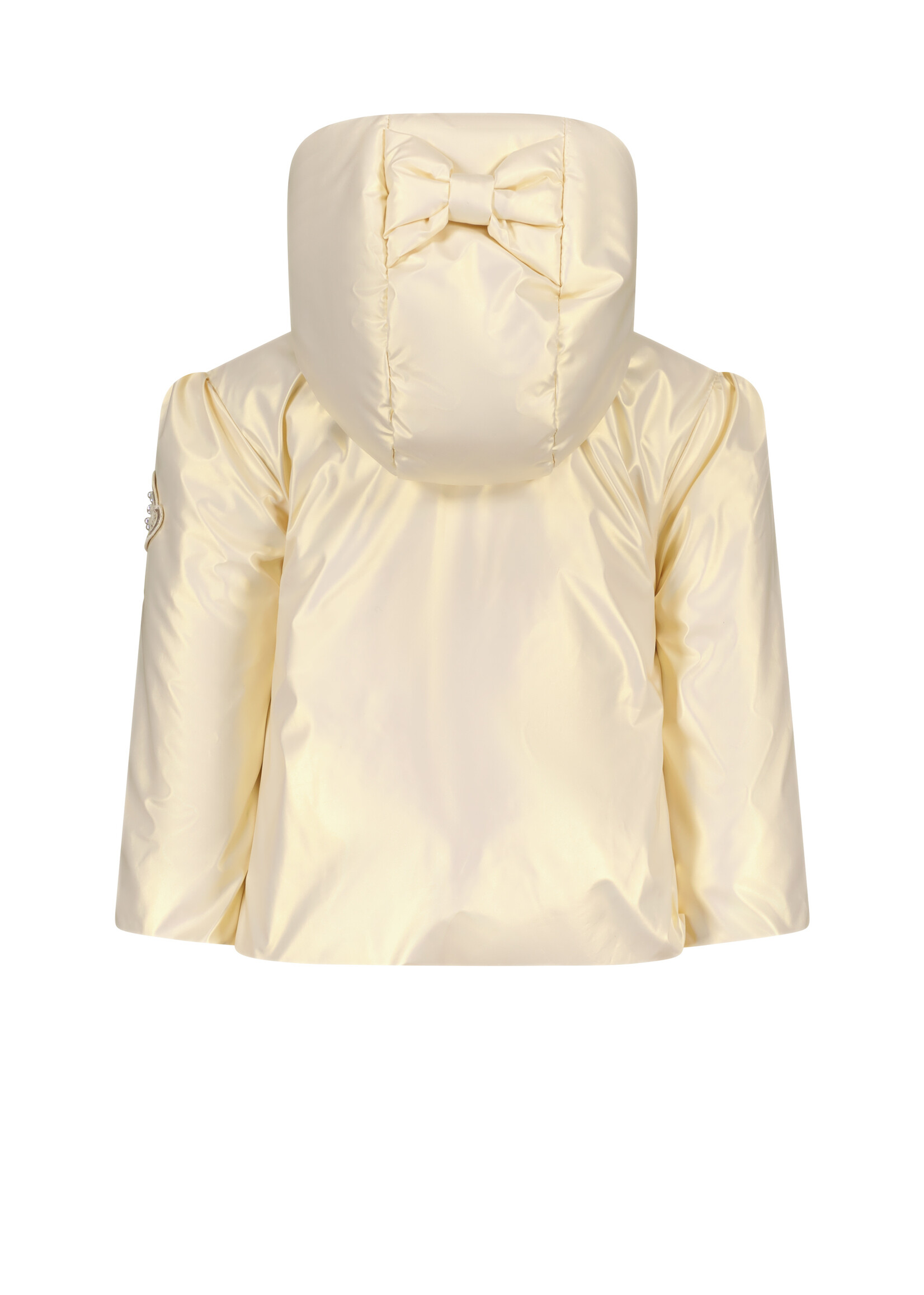 Le Chic Girls Baby C312-7200 BABSHY metal-look summer coat Pearled Ivory