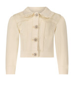 Le Chic Girls Baby C312-7182 ALIDA ruffled collar jacket Pearled Ivory