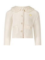 Le Chic Girls Baby C312-7109 AYALA summer cable knit jacket Oatmeal Elite