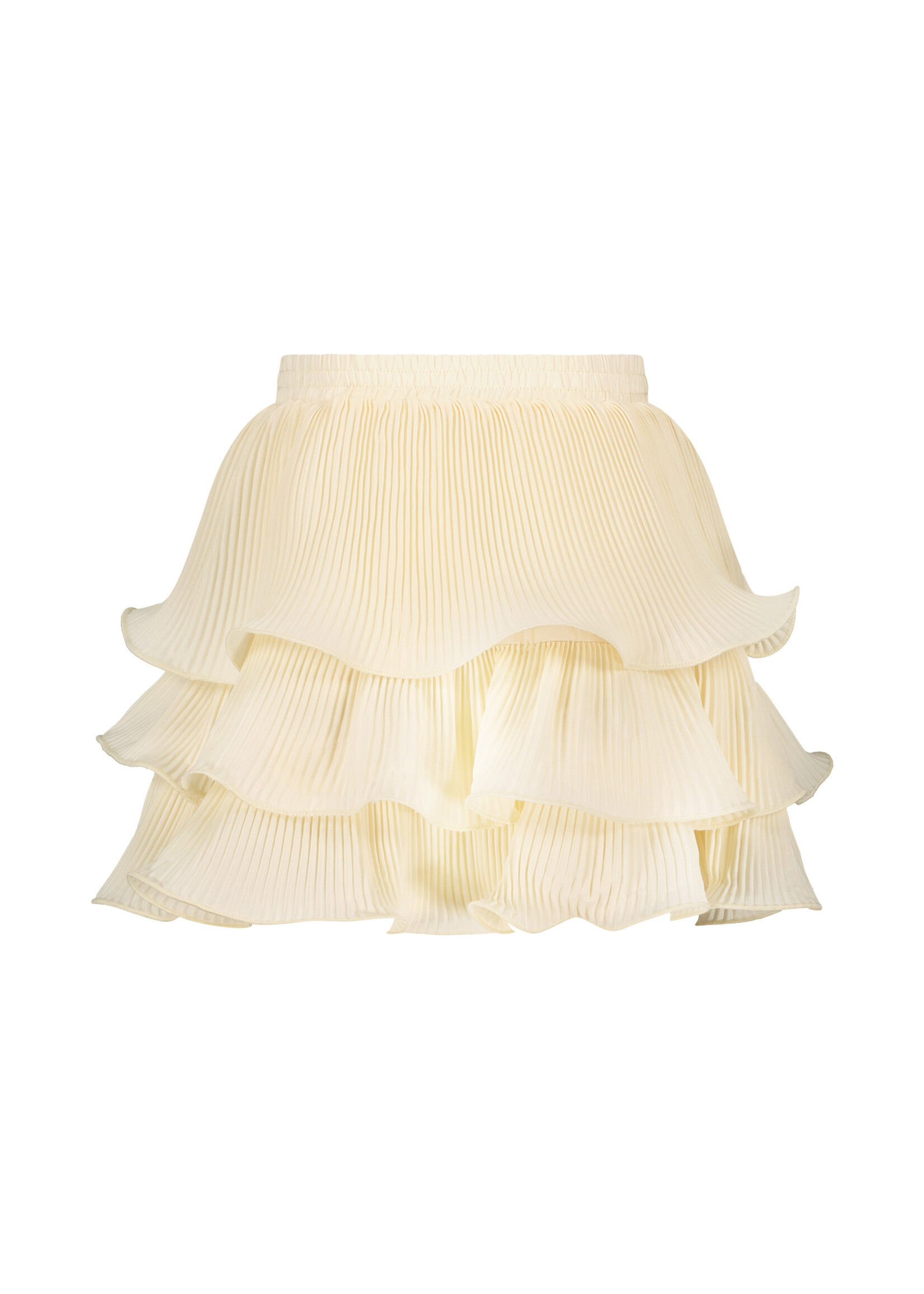 Le Chic Girls Kids C312-5730 TESRA plisée skirt Pearled Ivory