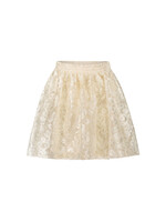 Le Chic Girls Kids C312-5708 TRUTHY lace & pearls skirt Oatmeal Elite