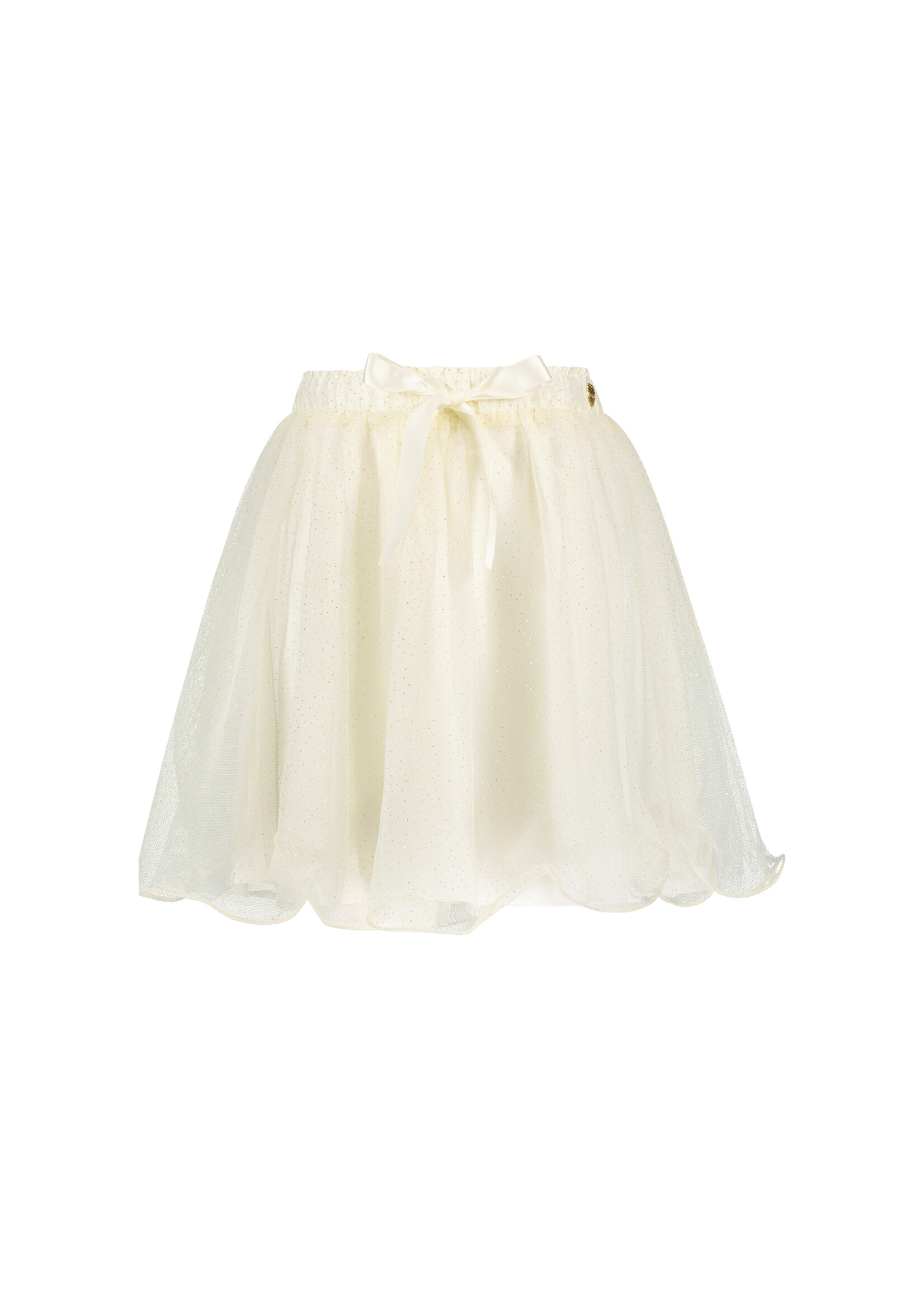 Le Chic Girls Kids C312-5702 TREACLE nylon hem skirt Pearled Ivory