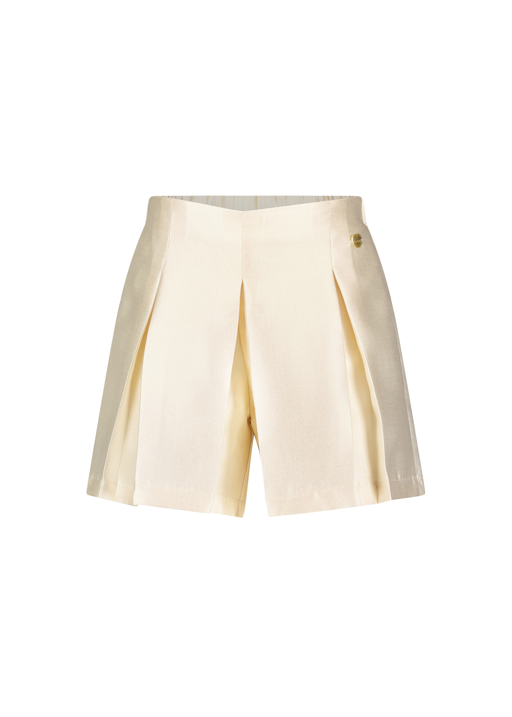 Le Chic Girls Kids C312-5605 DARLING crêpe / lurex shorts Pearled Ivory