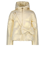 Le Chic Girls Kids C312-5200 BABSHA metal-look summer coat Pearled Ivory