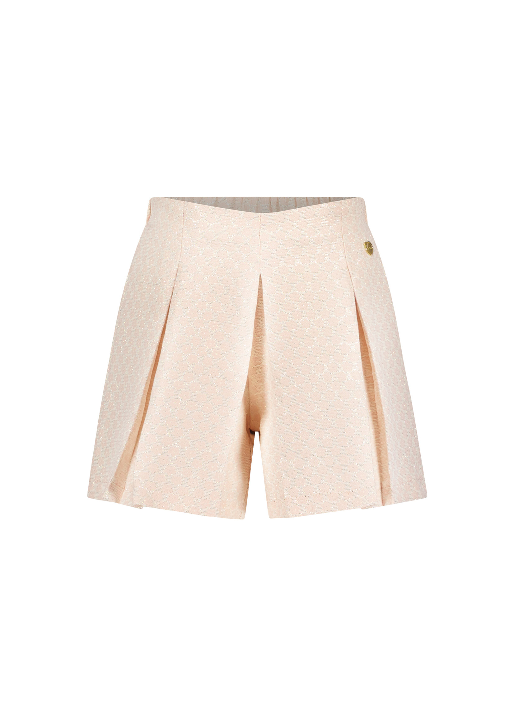 Le Chic Girls Kids C312-5605 DARLING crêpe / lurex shorts Baroque Pink