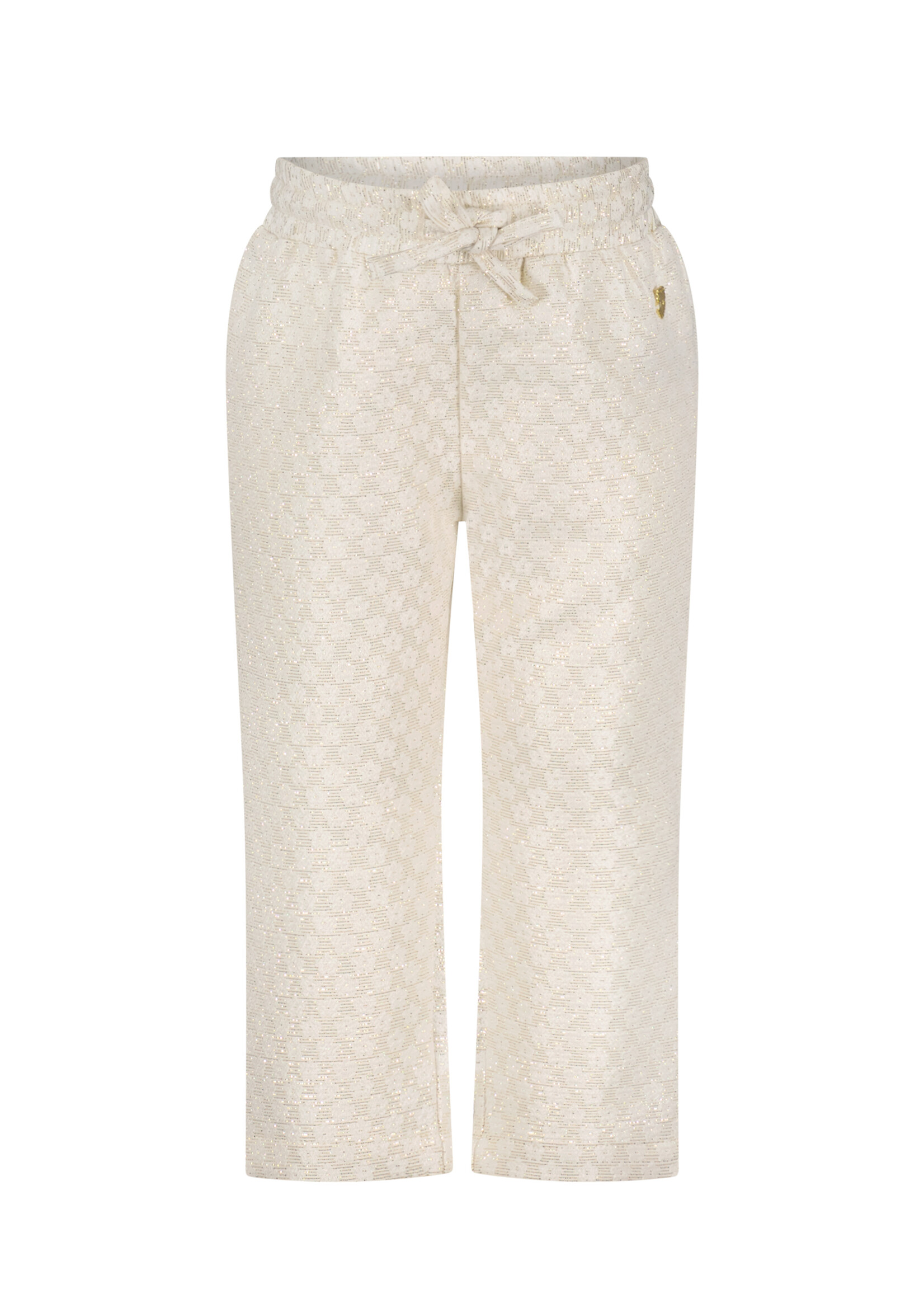 Le Chic Girls Baby C312-7603 DELHY flowers & lurex trousers Champagne