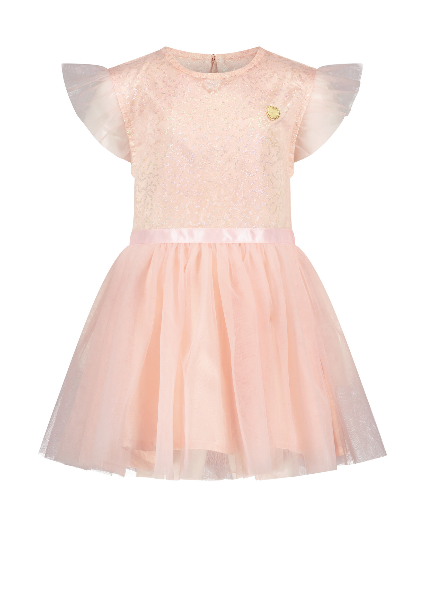 Le Chic Girls Baby C312-7800 SYMMILA soft net dress Baroque Pink