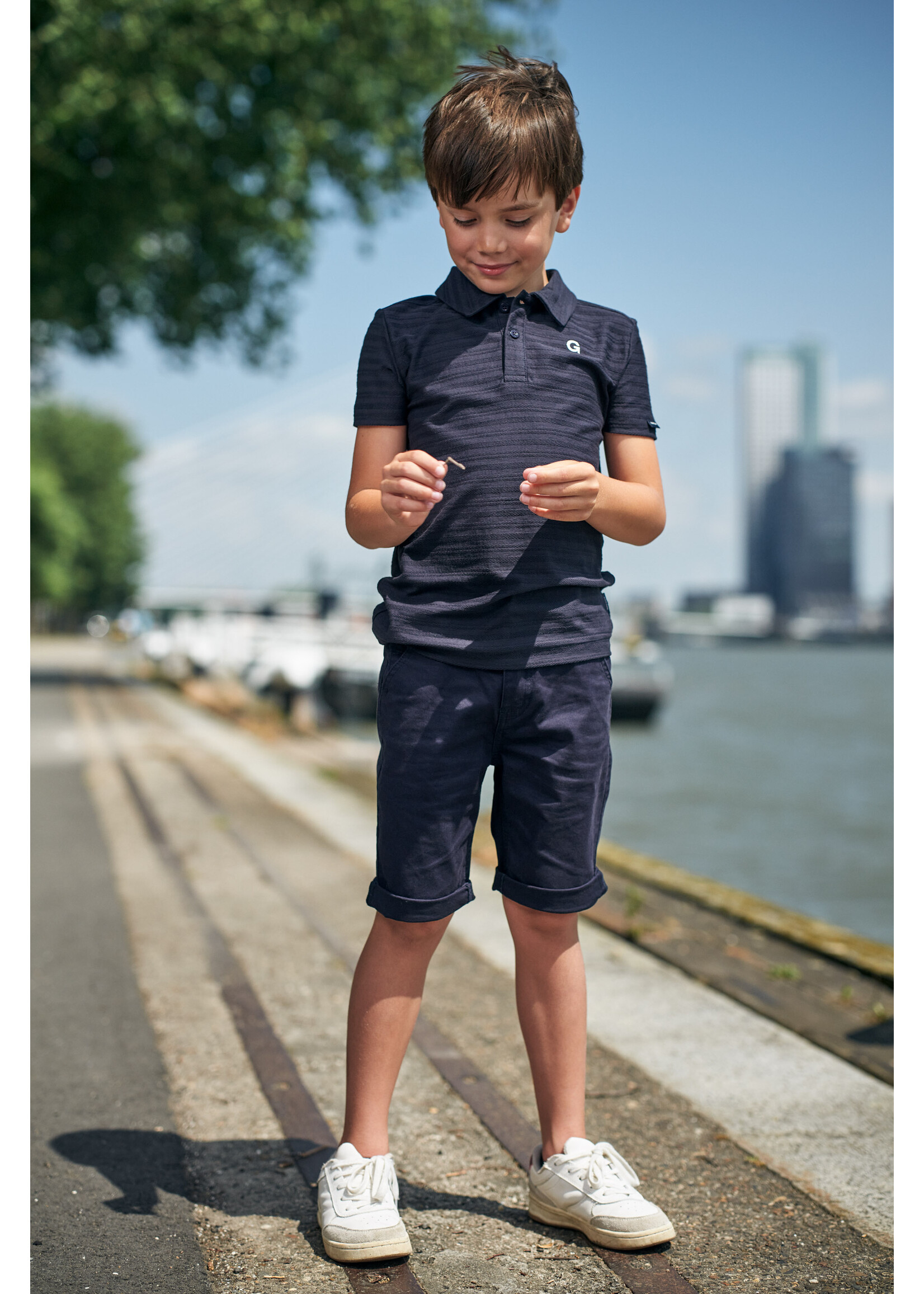 Le Chic Boys Kids L402-6414 NEILY classic  polo Navy