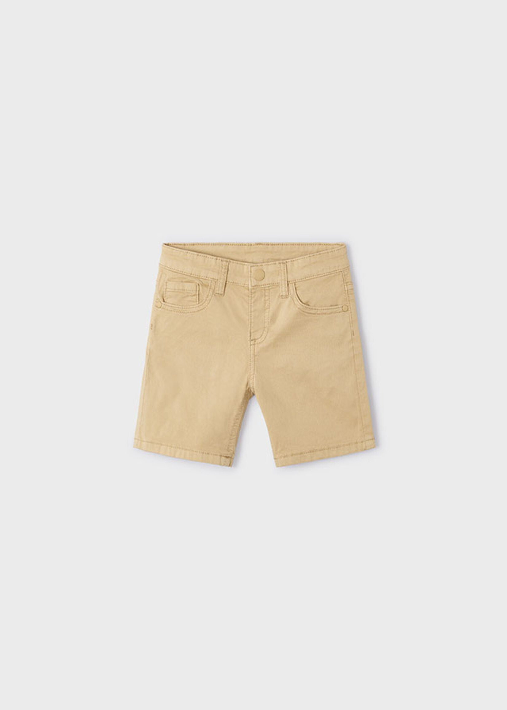 Mayoral Mini Boy             204 Basic 5 pockets twill shorts  Croissant