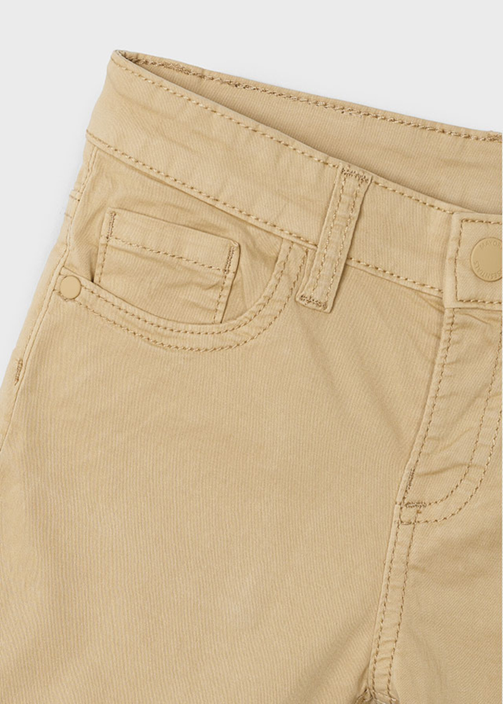 Mayoral Mini Boy             204 Basic 5 pockets twill shorts  Croissant