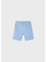 Mayoral Mini Boy             204 Basic 5 pockets twill shorts  Powder blu