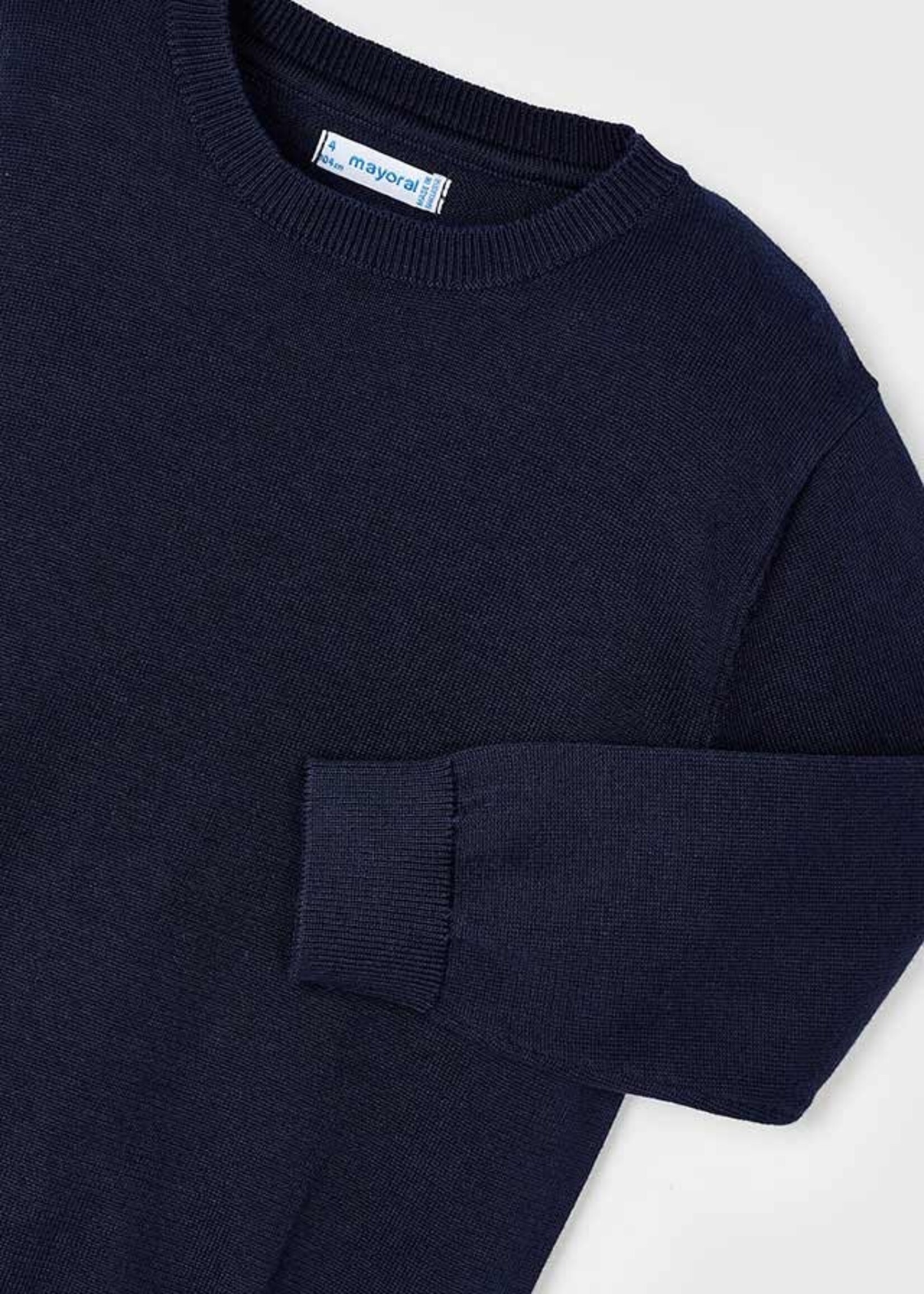 Mayoral Mini Boy             311 Basic crew neck jumper        Navy