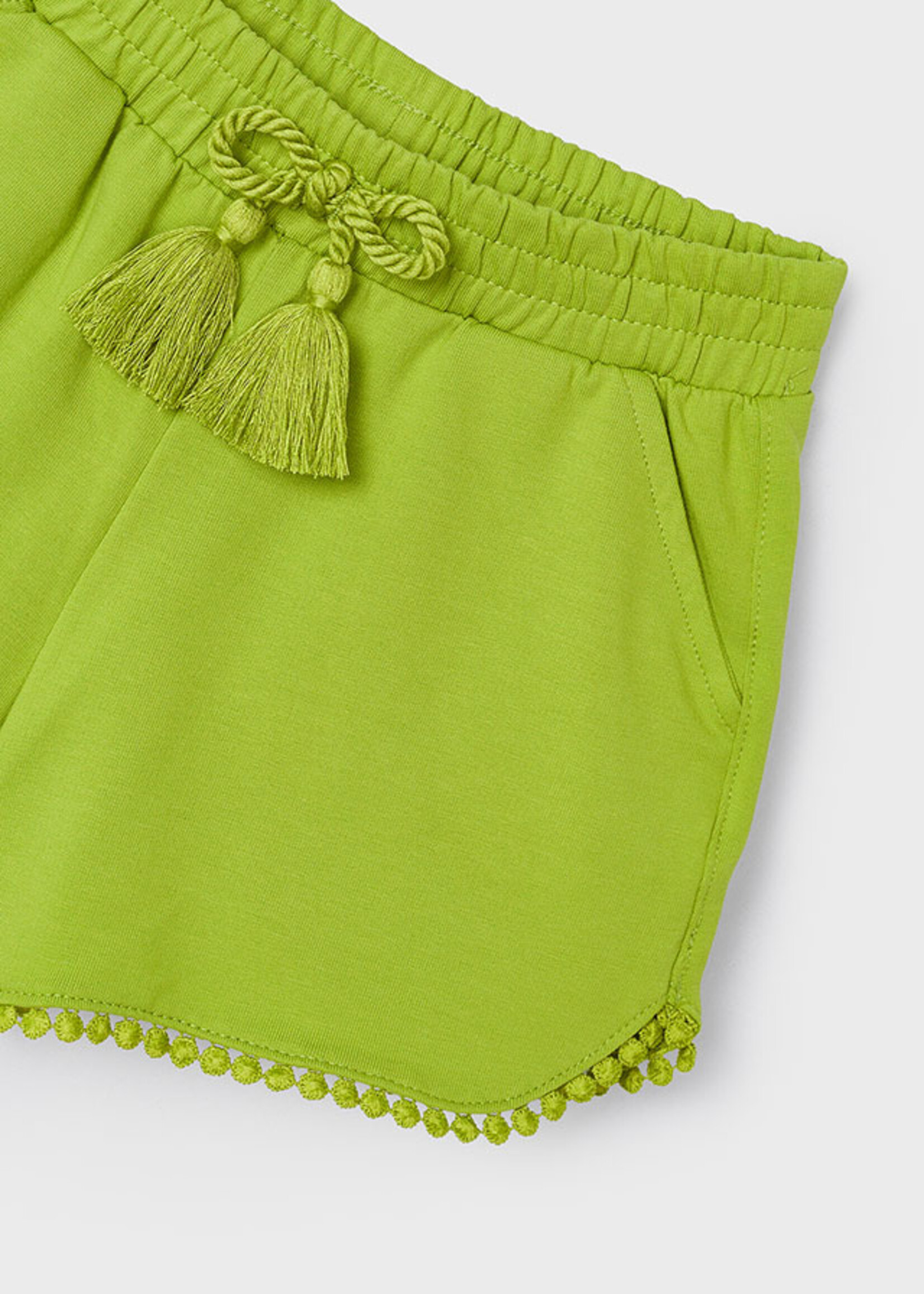 Mayoral Mini Girl            607 Chenille shorts               Kiwi