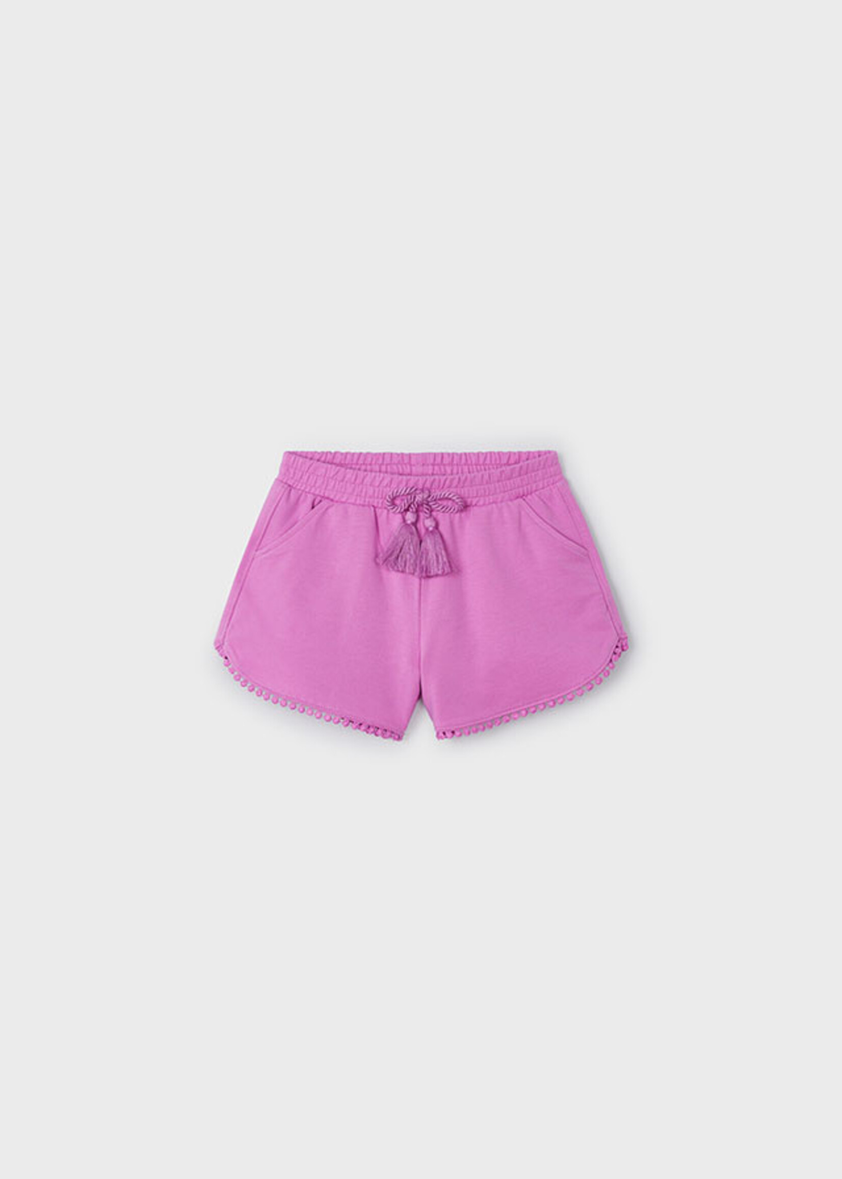 Mayoral Mini Girl            607 Chenille shorts               Flamingo