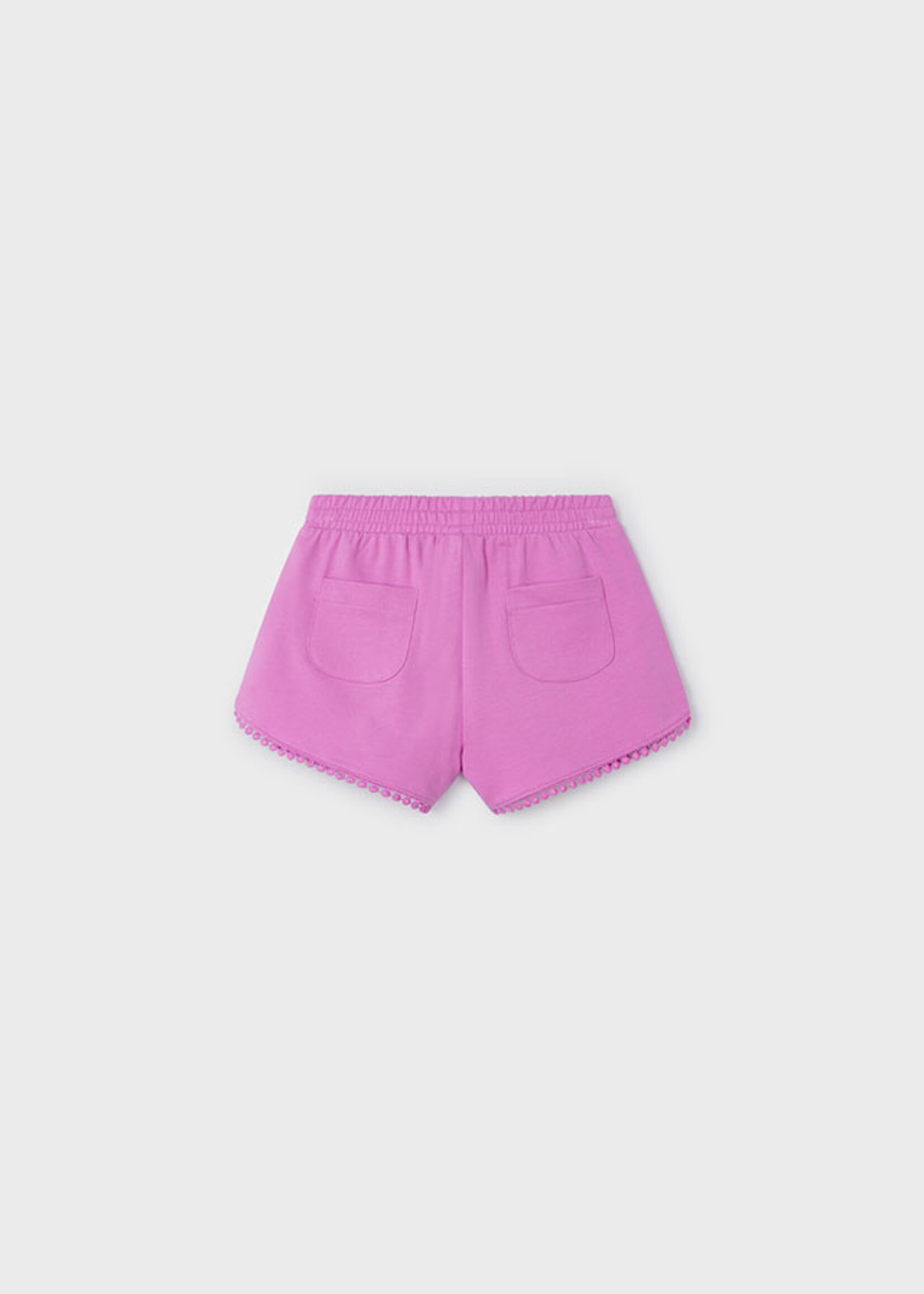 Mayoral Mini Girl            607 Chenille shorts               Flamingo