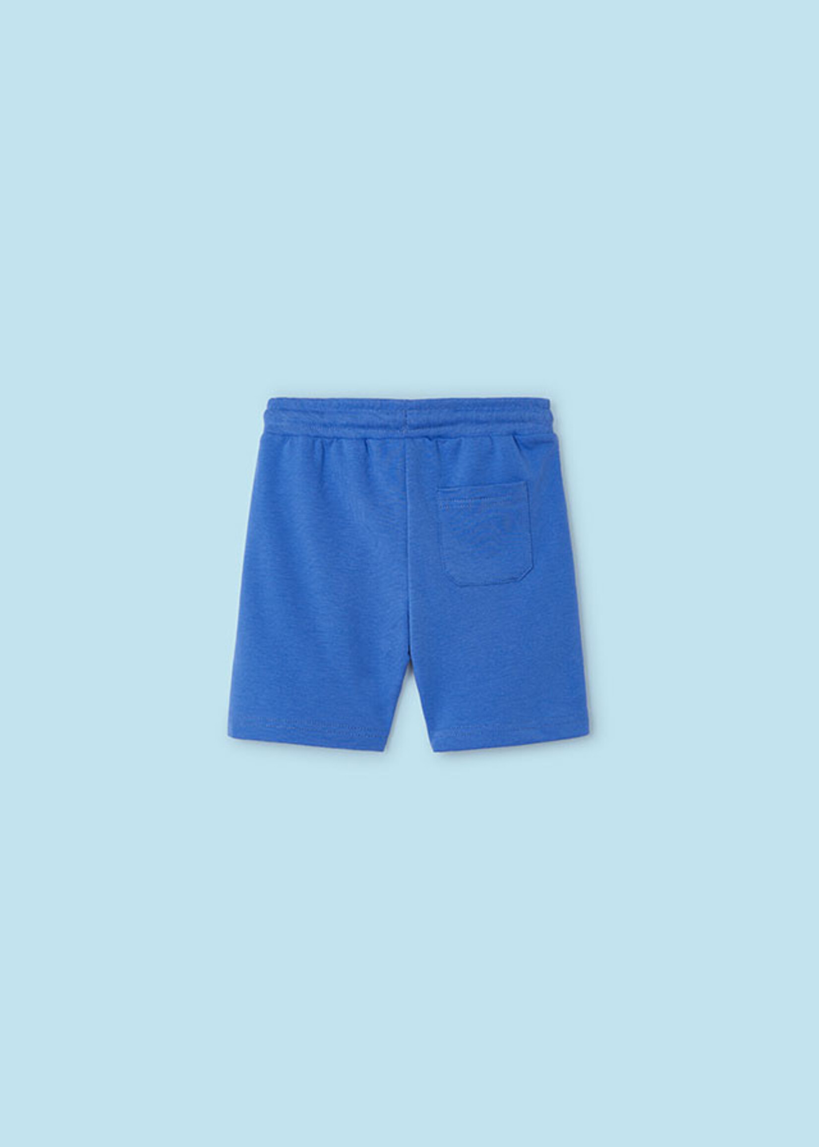 Mayoral Mini Boy             611 Basic fleece shorts           Powder blu