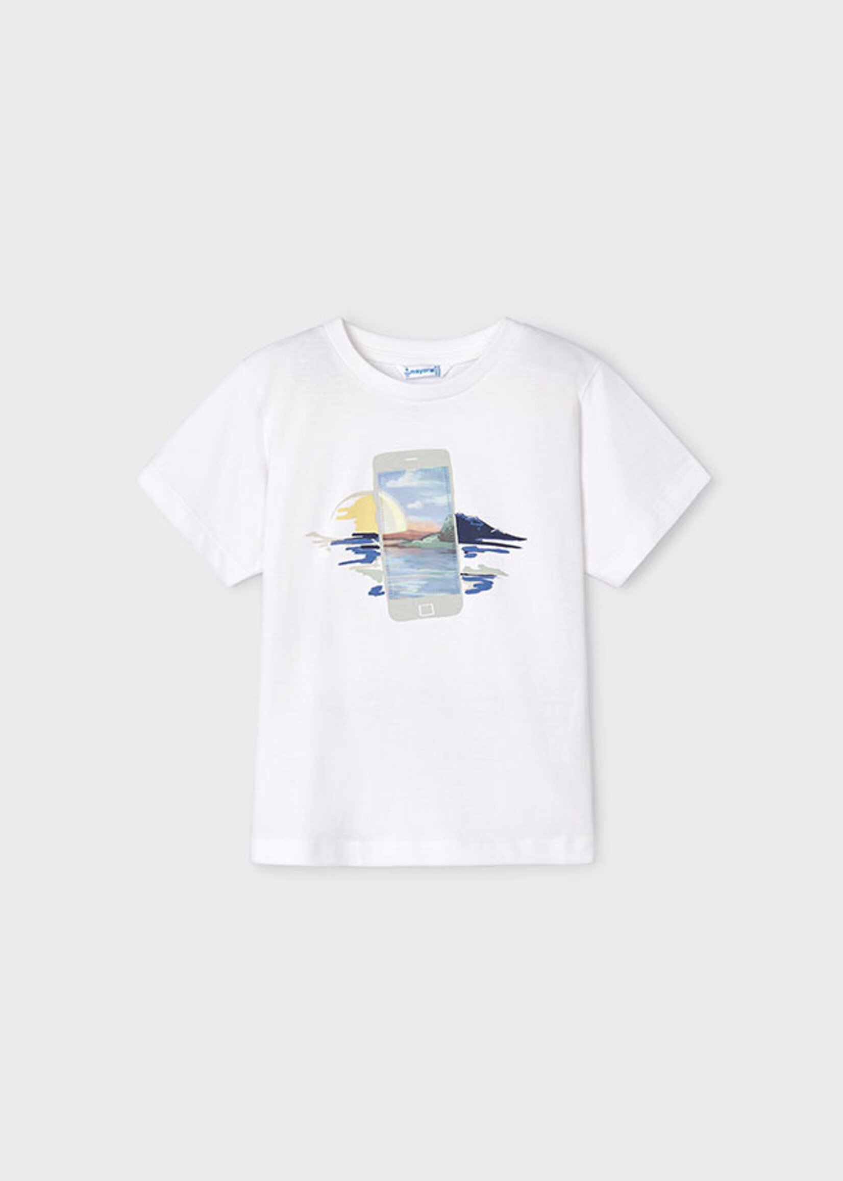 Mayoral Mini Boy             3003 Lenticular t-shirt s/s        White