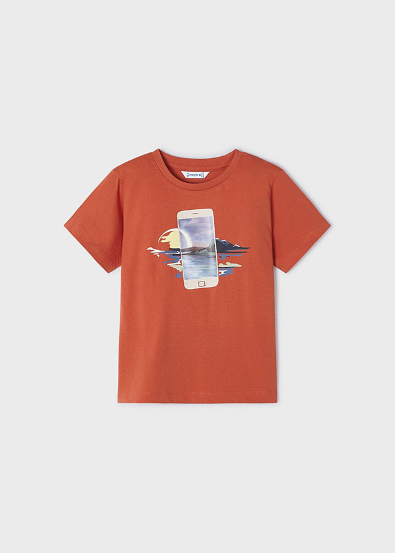 Mayoral Mini Boy             3003 Lenticular t-shirt s/s        Chilli