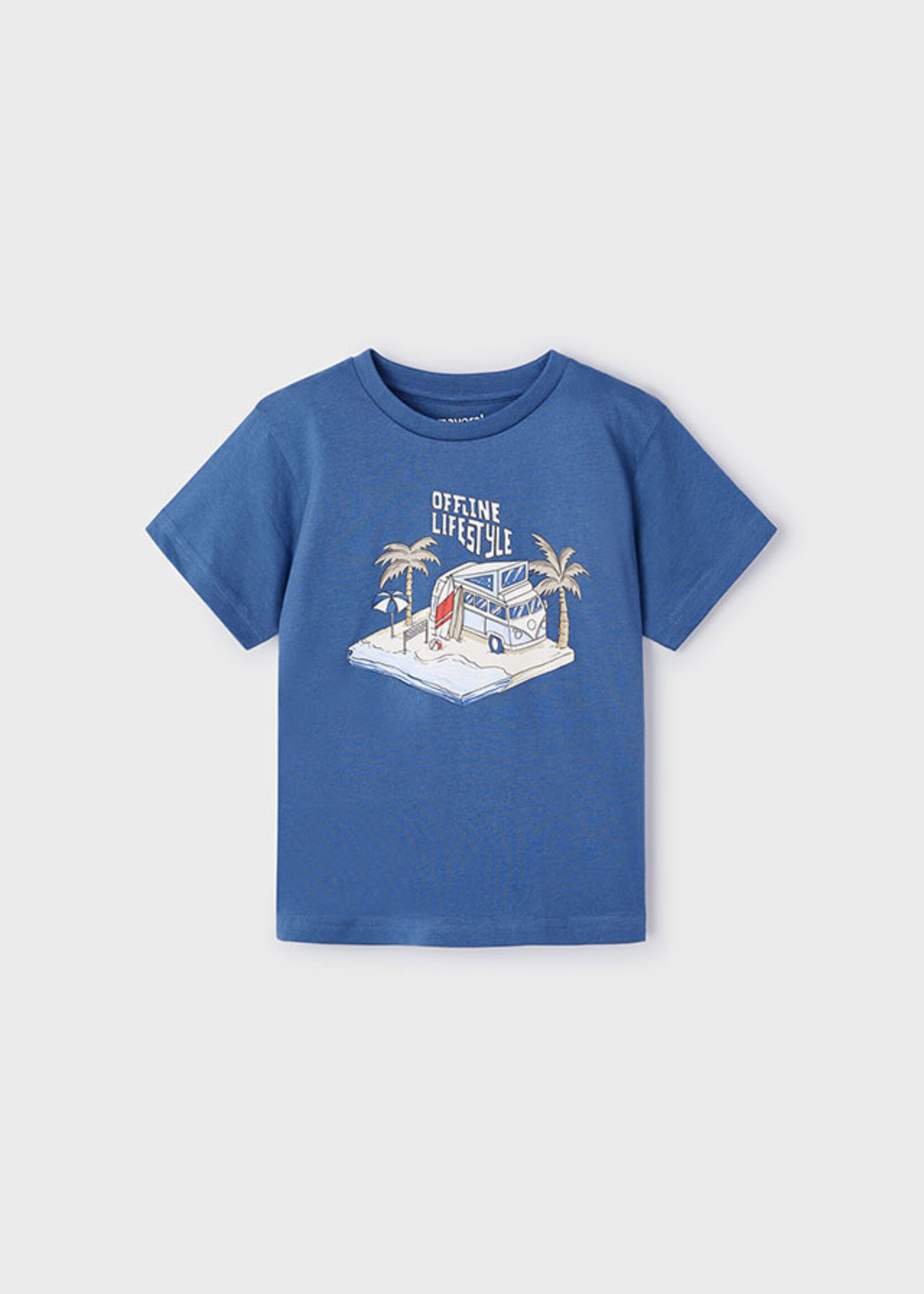 Mayoral Mini Boy             3004 S/s "van" tshirt              Indigo