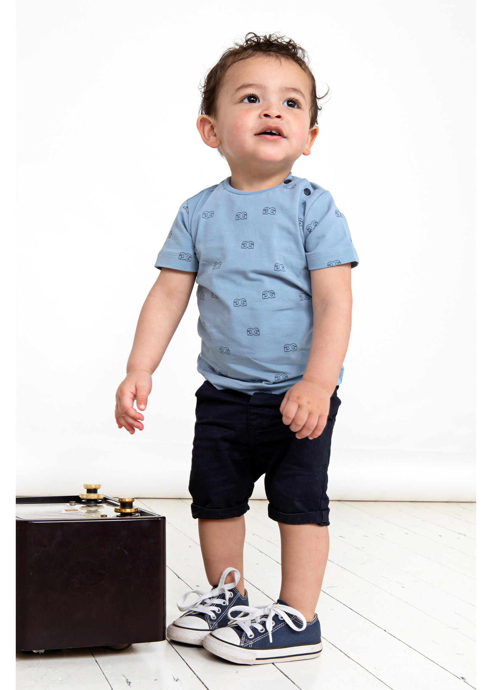 Le Chic Boys Baby L312-8604 DRAKEY twill shorts Navy