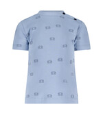 Le Chic Boys Baby L312-8411 NIAMO spring AOP T-shirt Greyish Blue