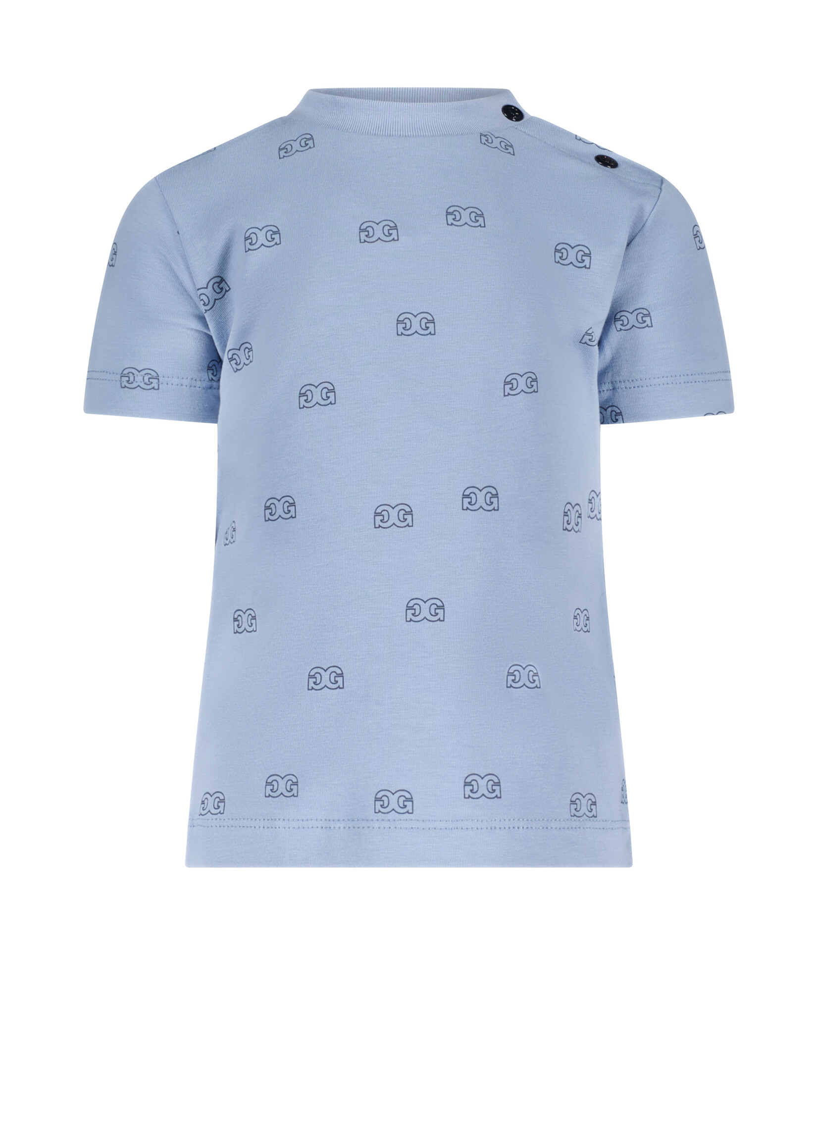 Le Chic Boys Baby L312-8411 NIAMO spring AOP T-shirt Greyish Blue