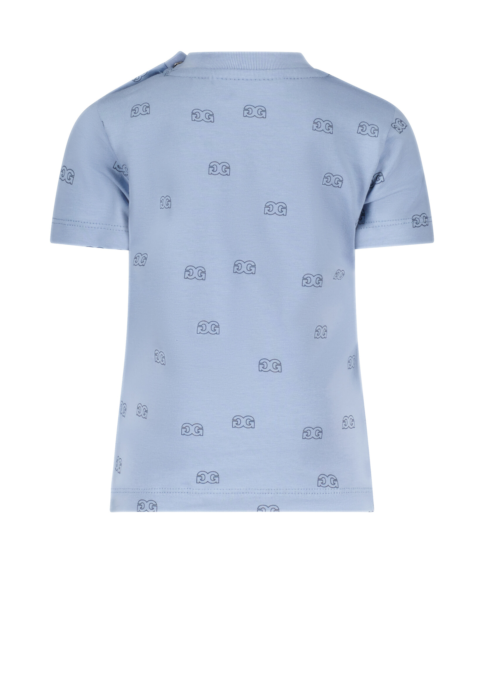 Le Chic Boys Baby L312-8411 NIAMO spring AOP T-shirt Greyish Blue