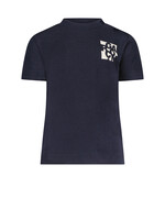 Le Chic Boys Baby L312-8401 NIAMO chest logo T-shirt Navy