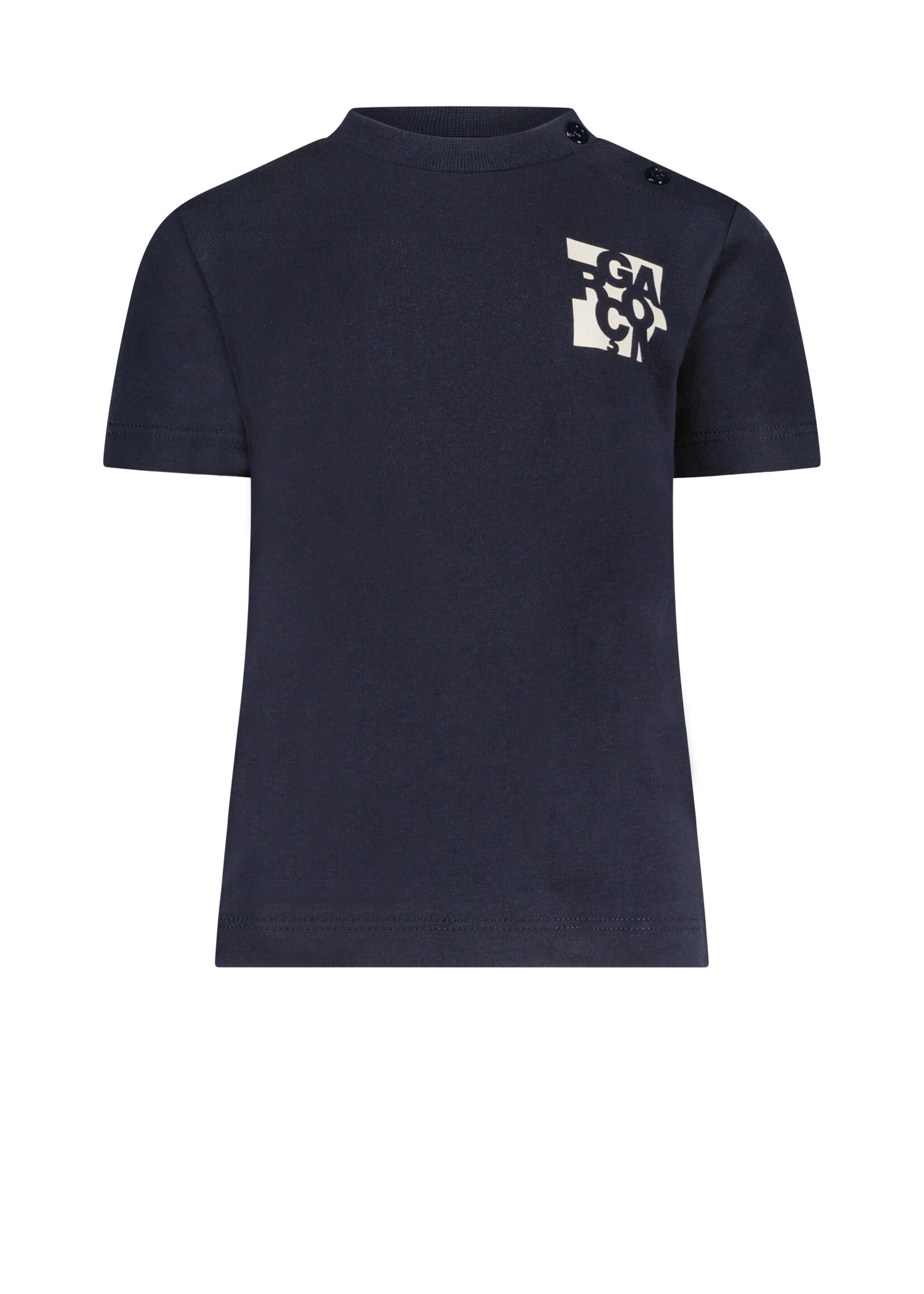 Le Chic Boys Baby L312-8401 NIAMO chest logo T-shirt Navy