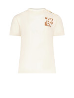 Le Chic Boys Baby L312-8401 NIAMO chest logo T-shirt Off White