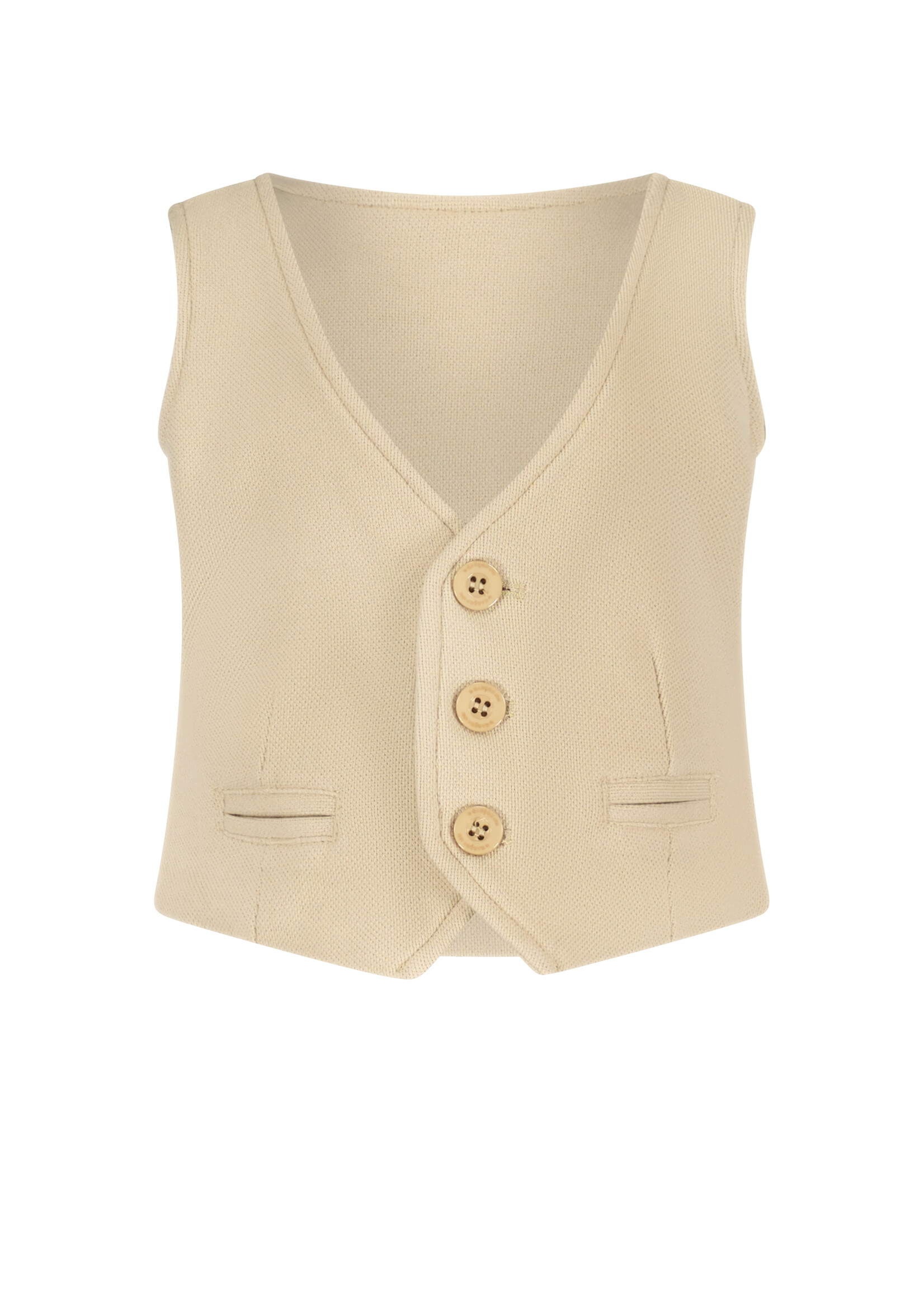 Le Chic Boys Baby L312-8158 AVI spring gilet Light Sand