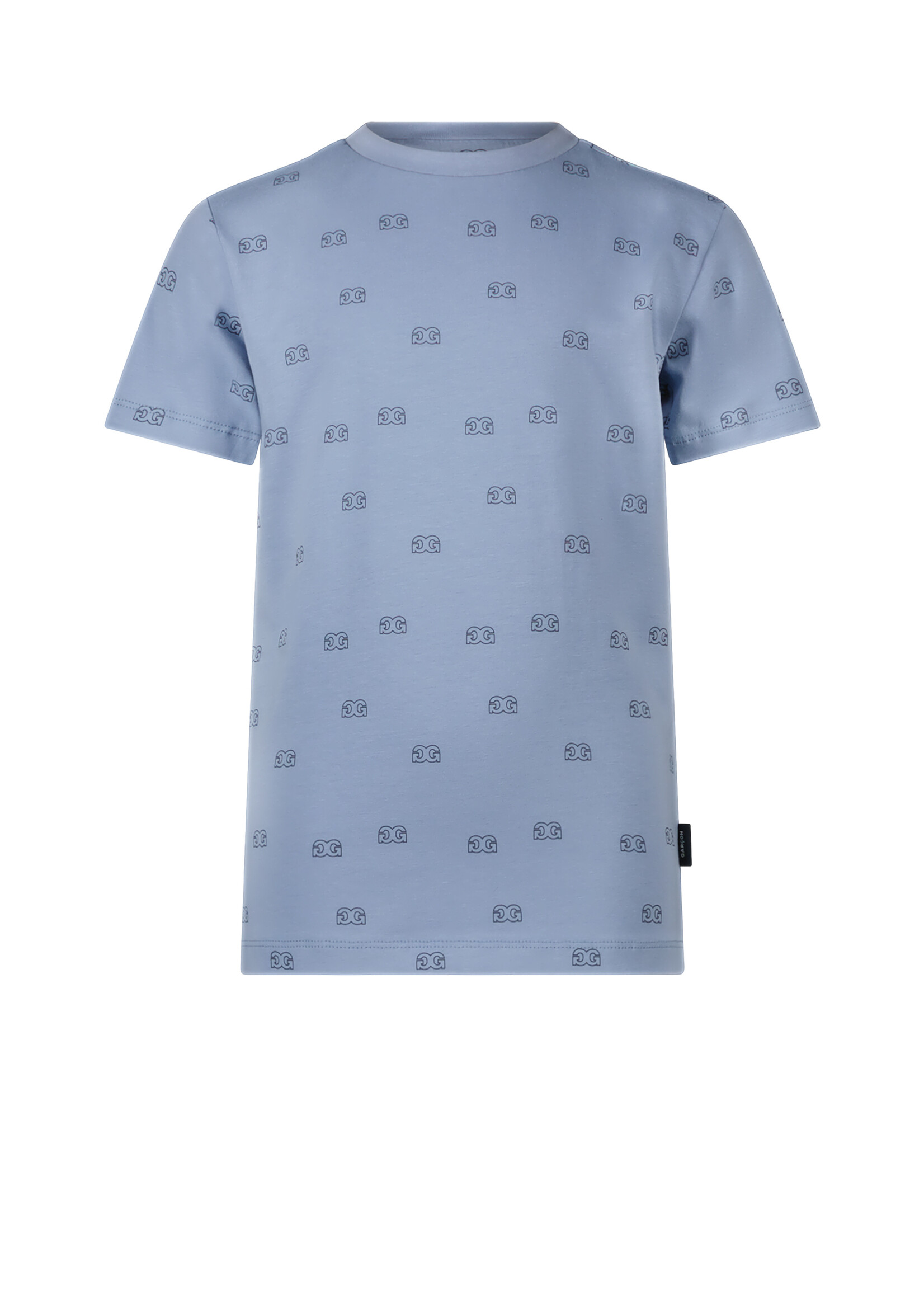 Le Chic Boys Kids L312-6411 NOLAN spring AOP T-shirt Greyish Blue