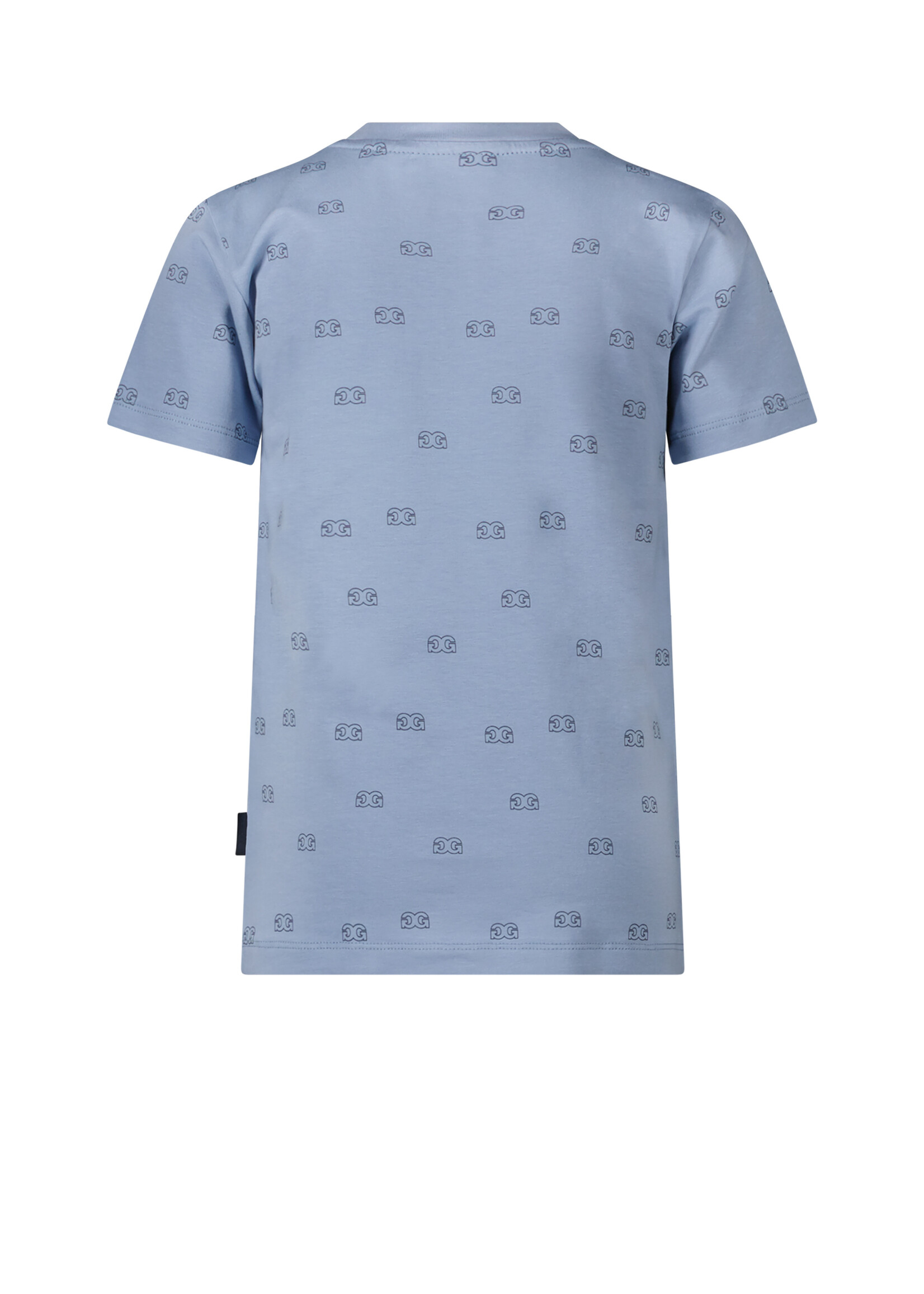 Le Chic Boys Kids L312-6411 NOLAN spring AOP T-shirt Greyish Blue