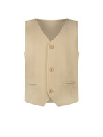 Le Chic Boys Kids L312-6158 ART piqué gilet Light Sand