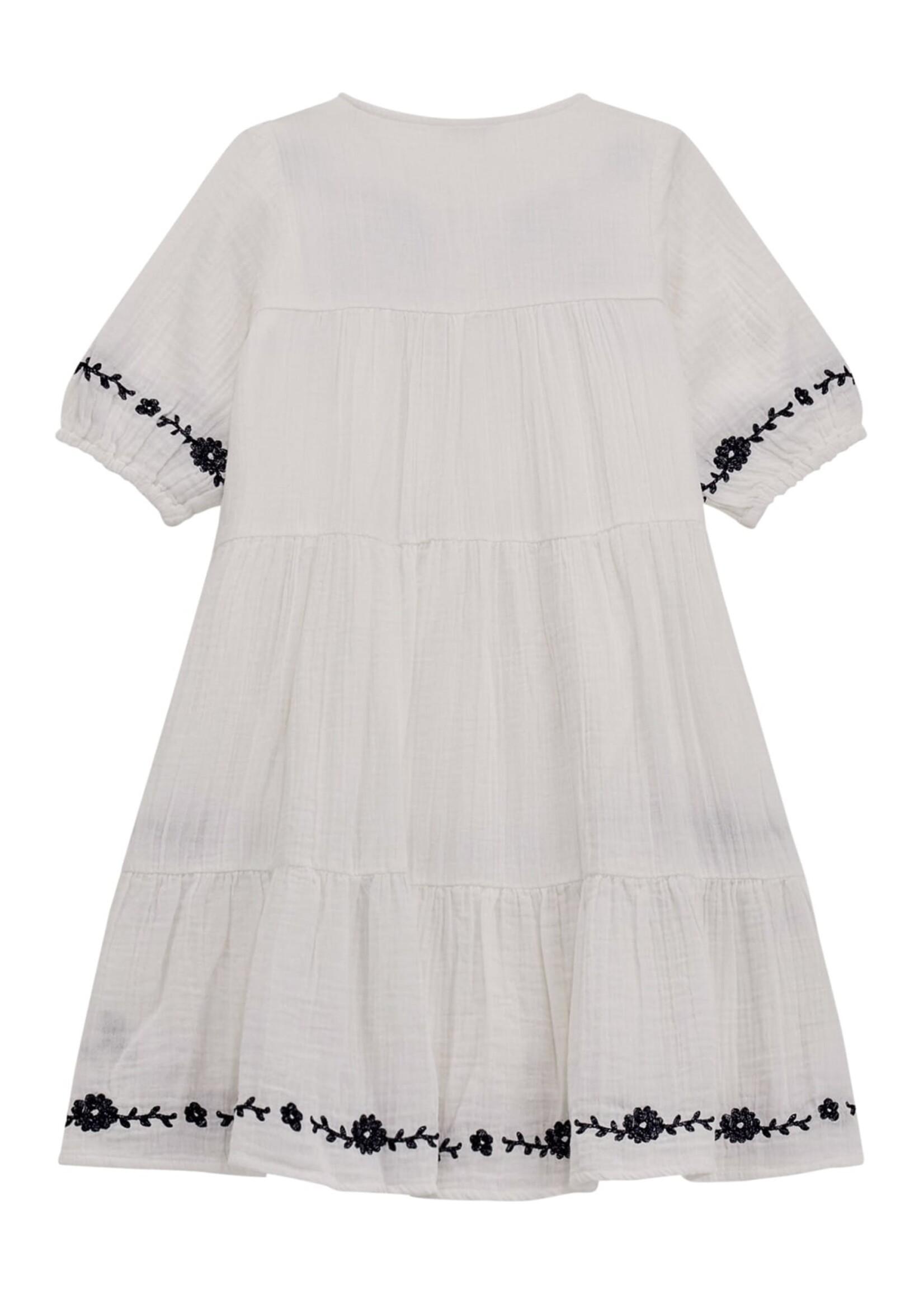 Guess J4GK01 BONDED GAUZE SS DRESS Pure White