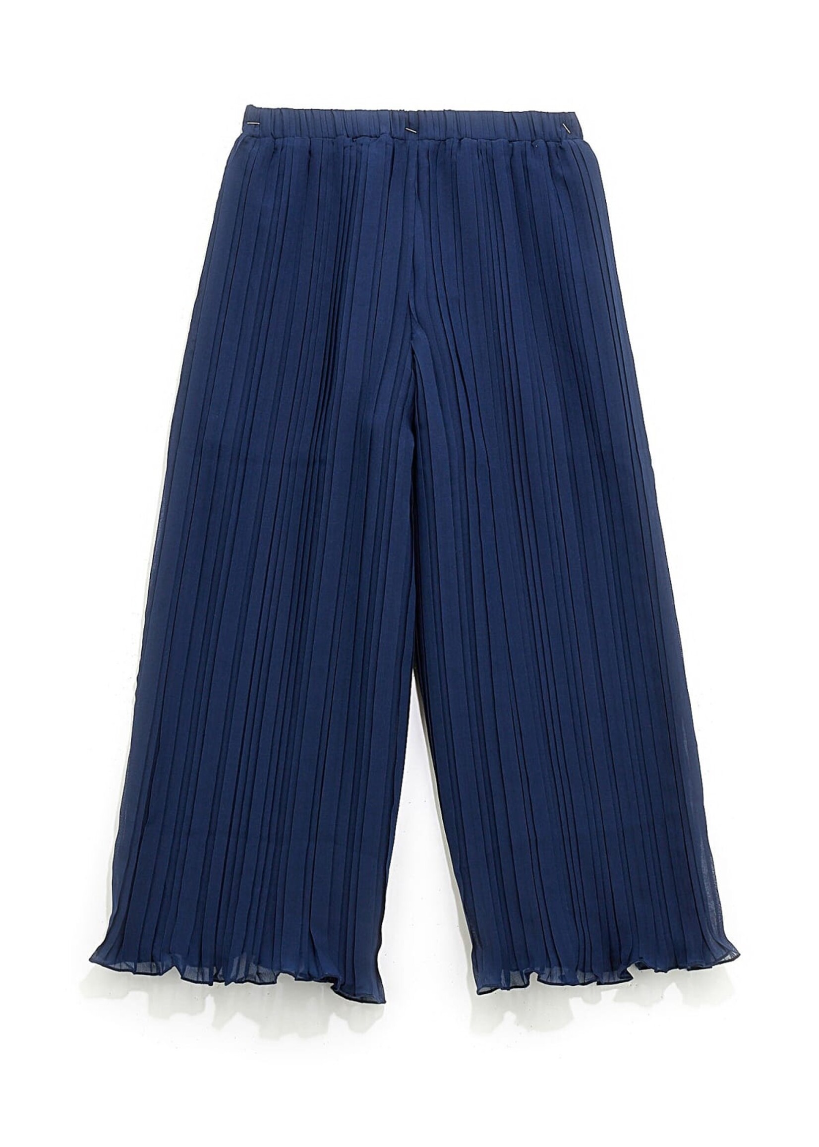 Guess J4GB11 CHIFFON PLEATED PALAZZO PANTS SECRET BLUE