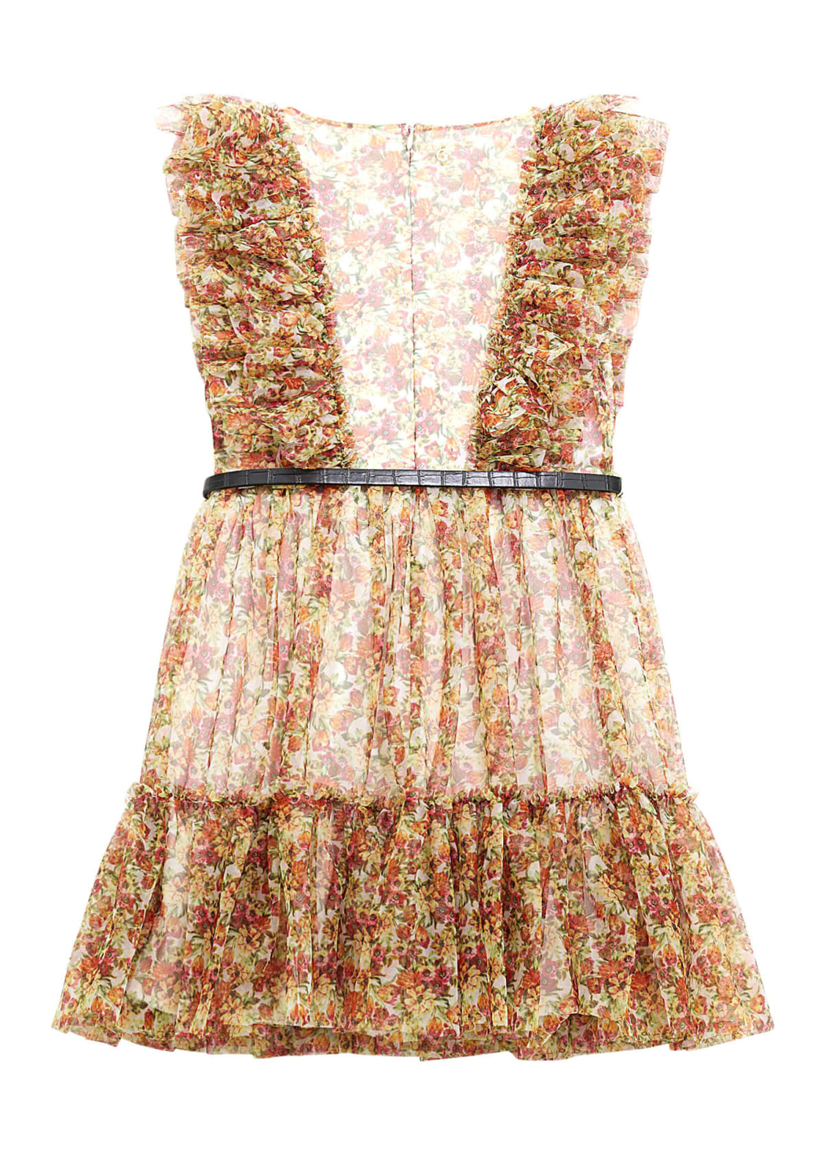 Guess J4GK40 MESH SS DRESS SUNNY ROSE GARDEN PR