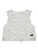 Guess J4GH06 SL LACE TOP CREAM WHITE