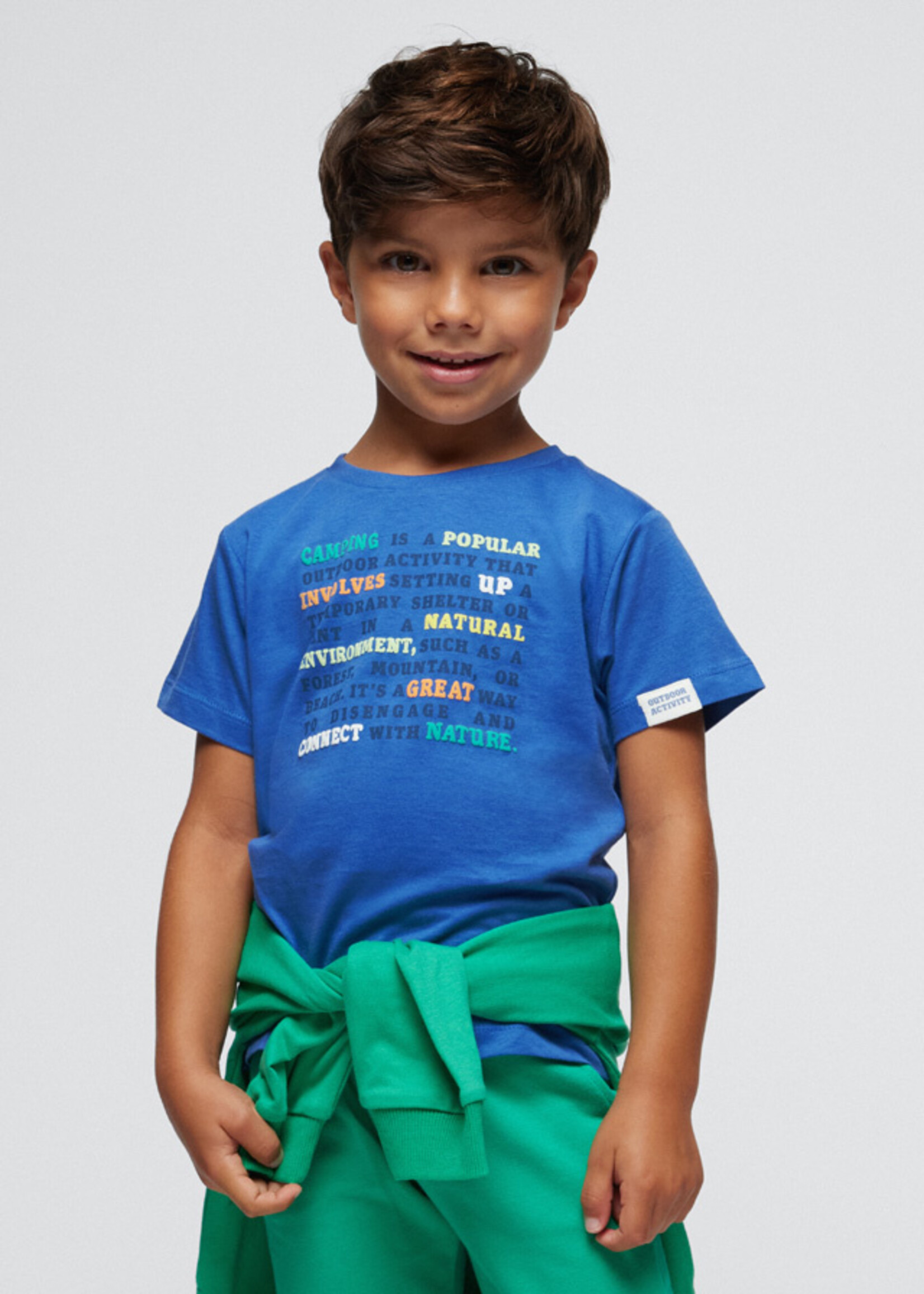 Mayoral Mini Boy             3005 2 S/s t-shirts set            Navy