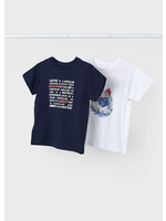 Mayoral Mini Boy             3005 2 S/s t-shirts set            Navy