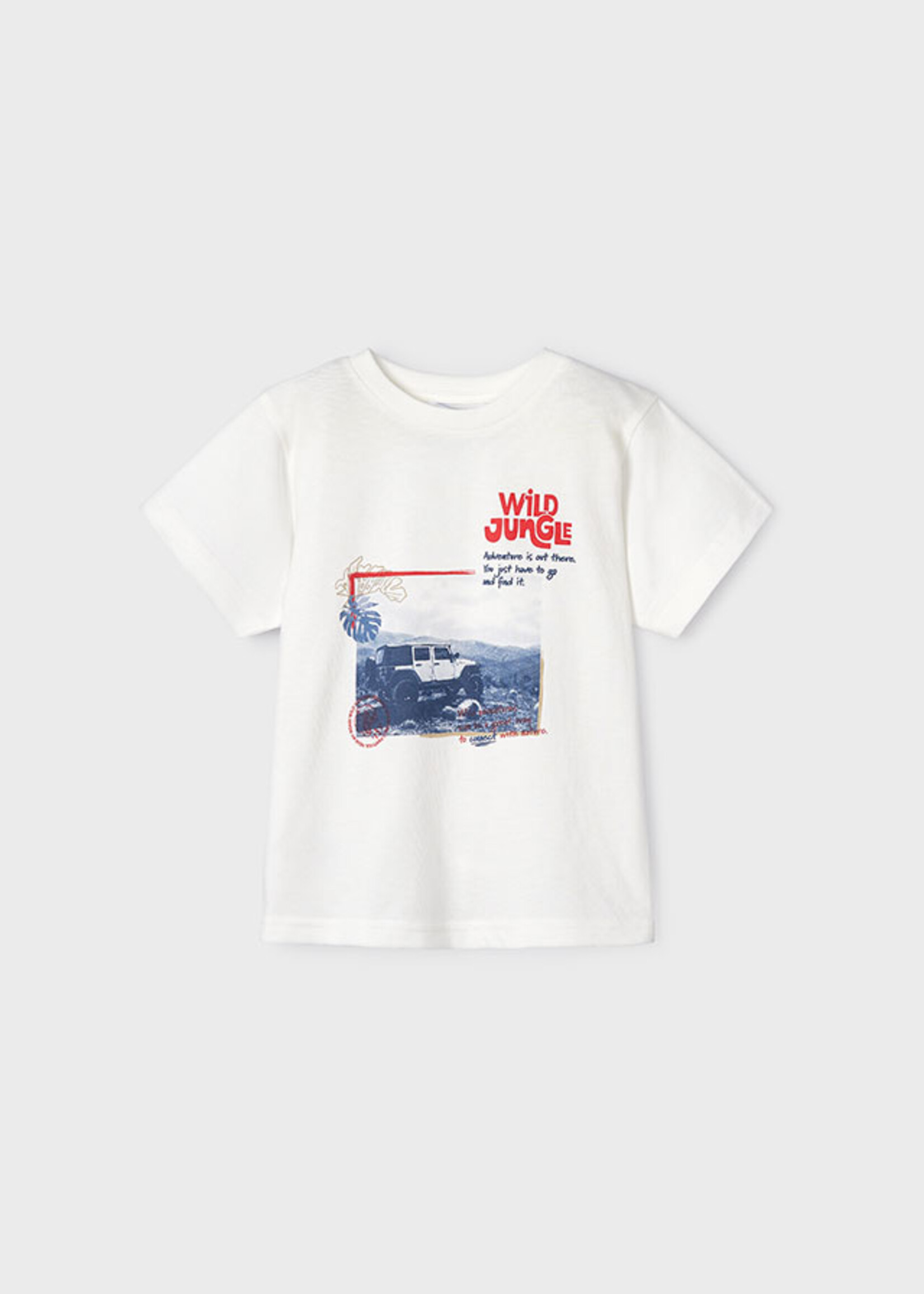 Mayoral Mini Boy             3010 S/s t-shirt                   Cream