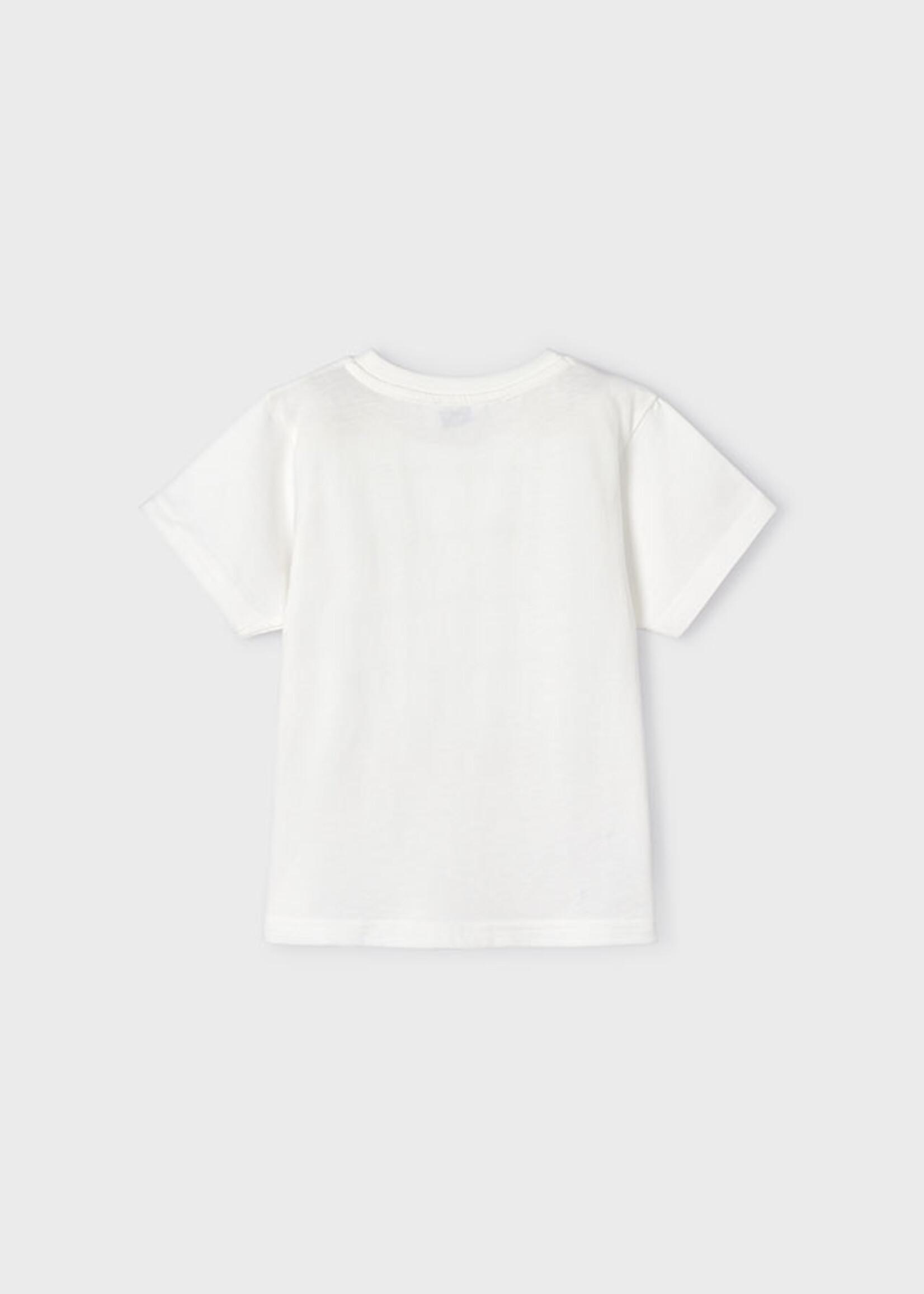 Mayoral Mini Boy             3010 S/s t-shirt                   Cream