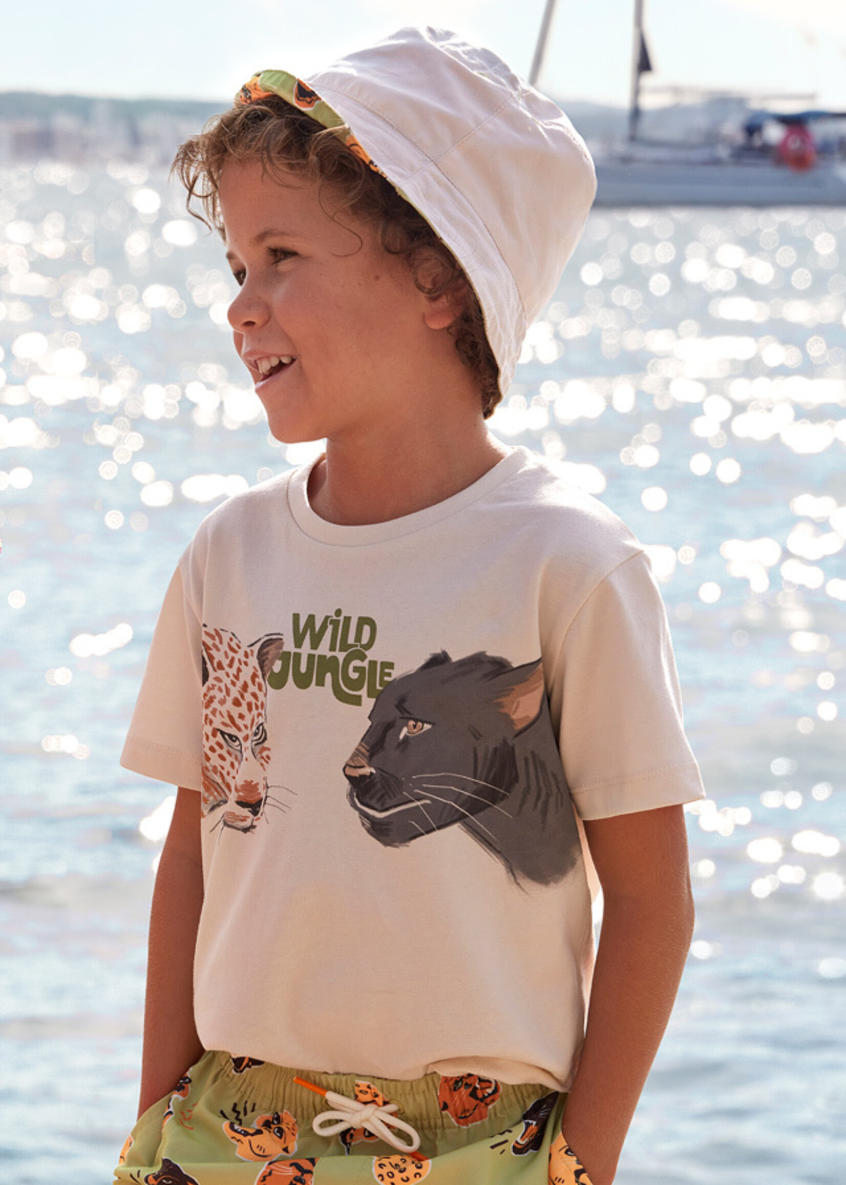 Mayoral Mini Boy             3011 S/s t-shirt                   Milk